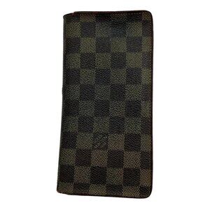 LOUIS VUITTON Portefeuille Brazza N60017 Ebene Damier - SP1018 Long Wallet